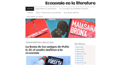 Desktop Screenshot of economiaenlaliteratura.com